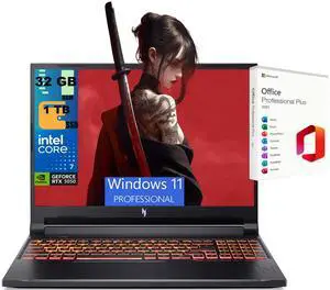 Acer Nitro V 16 Gaming Laptop, 16" WUXGA 180Hz Display, Intel Core 7 240H 10-Core Processor, NVIDIA GeForce RTX 5050 8 GB, 32GB DDR5 1TB PCIe SSD, Wi-Fi 6, Windows 11 Pro, Office 2021 License Acer Nitro V 16 Gaming Laptop, 16" WUXGA 180Hz Display, Intel Core 7 240H 10-Core Processor, NVIDIA GeForce RTX 5050 8 GB, 32GB DDR5 1TB PCIe SSD, Wi-Fi 6, Windows 11 Pro, Office 2021 License