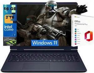 Alienware 16 Gaming Laptop, 16" QHD+ (2560 x 1600) 120Hz, Intel Core 7 240H 10 cores Processor, NVIDIA GeForce RTX 4050, 16GB DDR5 2TB PCIe SSD, Wi-Fi 7, Windows 11, Office 2021 License Alienware 16 Gaming Laptop, 16" QHD+ (2560 x 1600) 120Hz, Intel Core 7 240H 10 cores Processor, NVIDIA GeForce RTX 4050, 16GB DDR5 2TB PCIe SSD, Wi-Fi 7, Windows 11, Office 2021 License