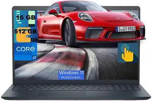 Dell Inspiron 3530 15 Laptop, 15.6" FHD Touchscreen, Intel Core i7-1355U 10 Cores Processor, Intel Iris Xe Graphics, 16GB DDR4 1TB PCIe SSD, Webcam, Bluetooth, Wi-Fi 6, Windows 11 Pro Dell Inspiron 3530 15 Laptop, 15.6" FHD Touchscreen, Intel Core i7-1355U 10 Cores Processor, Intel Iris Xe Graphics, 16GB DDR4 1TB PCIe SSD, Webcam, Bluetooth, Wi-Fi 6, Windows 11 Pro