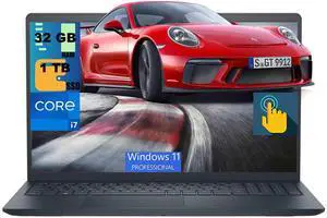 Dell Inspiron 3530 15 Laptop, 15.6" FHD Touchscreen, Intel Core i7-1355U 10 Cores Processor, Intel Iris Xe Graphics, 32GB DDR4 1TB PCIe SSD, Webcam, Bluetooth, Wi-Fi 6, Windows 11 Pro Dell Inspiron 3530 15 Laptop, 15.6" FHD Touchscreen, Intel Core i7-1355U 10 Cores Processor, Intel Iris Xe Graphics, 32GB DDR4 1TB PCIe SSD, Webcam, Bluetooth, Wi-Fi 6, Windows 11 Pro