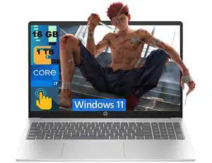 HP 15 Laptop, 15.6" FHD (1920x1080) Touchscreen, Intel Core i7-1355U 10 Cores Processor, Intel Iris Xe Graphics, 16GB DDR4 1TB PCIe SSD, WiFi6, Windows 11 HP 15 Laptop, 15.6" FHD (1920x1080) Touchscreen, Intel Core i7-1355U 10 Cores Processor, Intel Iris Xe Graphics, 16GB DDR4 1TB PCIe SSD, WiFi6, Windows 11