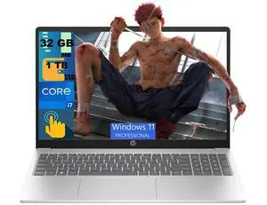 HP 15 Laptop, 15.6" FHD (1920x1080) Touchscreen, Intel Core i7-1355U 10 Cores Processor, Intel Iris Xe Graphics, 32GB DDR4 1TB PCIe SSD, WiFi6, Windows 11 Pro HP 15 Laptop, 15.6" FHD (1920x1080) Touchscreen, Intel Core i7-1355U 10 Cores Processor, Intel Iris Xe Graphics, 32GB DDR4 1TB PCIe SSD, WiFi6, Windows 11 Pro