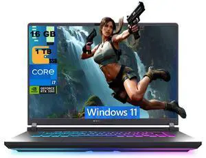ASUS ROG Strix G16 Gaming Laptop, 16" FHD+ 165Hz Display, Intel Core i7-14650HX 16 cores Processor, NVIDIA GeForce RTX 5060 8GB GDDR7, 16GB DDR5 1TB PCIe SSD, Wi-Fi 7, Windows 11 ASUS ROG Strix G16 Gaming Laptop, 16" FHD+ 165Hz Display, Intel Core i7-14650HX 16 cores Processor, NVIDIA GeForce RTX 5060 8GB GDDR7, 16GB DDR5 1TB PCIe SSD, Wi-Fi 7, Windows 11