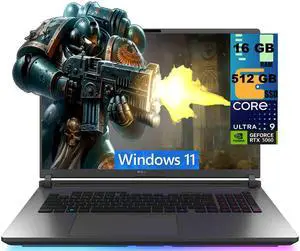 ASUS ROG Strix G18 Gaming Laptop, 18" 2.5k 240Hz, Intel 24-core Ultra 9 275HX Processor, NVIDIA GeForce RTX 5060 8GB, 16GB DDR5 512GB PCIe SSD, RGB Backlit Thunderbolt Wi-Fi7, Windows 11 ASUS ROG Strix G18 Gaming Laptop, 18" 2.5k 240Hz, Intel 24-core Ultra 9 275HX Processor, NVIDIA GeForce RTX 5060 8GB, 16GB DDR5 512GB PCIe SSD, RGB Backlit Thunderbolt Wi-Fi7, Windows 11
