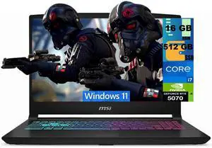 MSI Katana 15 HX Gaming Laptop, 15.6" QHD 165Hz, Intel 16-core i7-14650HX Processor, NVIDIA GeForce RTX 5070 8GB GDDR7, 16GB DDR5 512GB PCIe SSD, RGB Backlit Wi-Fi 6E, Windows 11 MSI Katana 15 HX Gaming Laptop, 15.6" QHD 165Hz, Intel 16-core i7-14650HX Processor, NVIDIA GeForce RTX 5070 8GB GDDR7, 16GB DDR5 512GB PCIe SSD, RGB Backlit Wi-Fi 6E, Windows 11