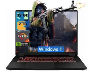 ASUS TUF A18 Gaming Laptop, 18" WUXGA 144Hz, AMD 8-core Ryzen 7 260 Processor, NVIDIA GeForce RTX 5060 8GB GDDR7, 32GB DDR5 2TB PCIe SSD, Wi-Fi 6E, Windows 11 ASUS TUF A18 Gaming Laptop, 18" WUXGA 144Hz, AMD 8-core Ryzen 7 260 Processor, NVIDIA GeForce RTX 5060 8GB GDDR7, 32GB DDR5 2TB PCIe SSD, Wi-Fi 6E, Windows 11