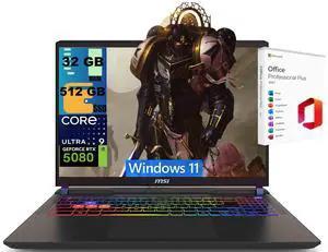 MSI Vector 16 Gaming Laptop, 16" QHD+ 240Hz, Intel 24-core Ultra 9 275HX Processor, NVIDIA GeForce RTX 5080 16GB Graphics, 32GB DDR5 512GB PCIe SSD, Wi-Fi7, Windows 11, Office 2021 License MSI Vector 16 Gaming Laptop, 16" QHD+ 240Hz, Intel 24-core Ultra 9 275HX Processor, NVIDIA GeForce RTX 5080 16GB Graphics, 32GB DDR5 512GB PCIe SSD, Wi-Fi7, Windows 11, Office 2021 License