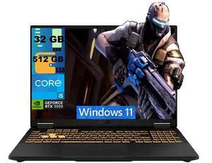 ASUS TUF F16 Gaming Laptop, 16" WUXGA 165Hz, Intel 10-core i5-13450HX Processor, NVIDIA GeForce RTX 5050 8GB GDDR7, 32GB DDR5 512GB PCIe SSD, RGB Backlit, Windows 11 ASUS TUF F16 Gaming Laptop, 16" WUXGA 165Hz, Intel 10-core i5-13450HX Processor, NVIDIA GeForce RTX 5050 8GB GDDR7, 32GB DDR5 512GB PCIe SSD, RGB Backlit, Windows 11