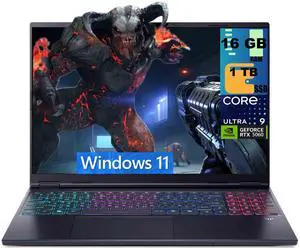 Acer Predator Helios Neo 16S AI Gaming Laptop, 16" WQXGA 240Hz, Intel Core Ultra 9 275HX 24-Core Processor, NVIDIA GeForce RTX 5060 8 GB GDDR7, 16GB DDR5 1TB PCIe SSD, Wi-Fi 6E, Windows 11 Acer Predator Helios Neo 16S AI Gaming Laptop, 16" WQXGA 240Hz, Intel Core Ultra 9 275HX 24-Core Processor, NVIDIA GeForce RTX 5060 8 GB GDDR7, 16GB DDR5 1TB PCIe SSD, Wi-Fi 6E, Windows 11