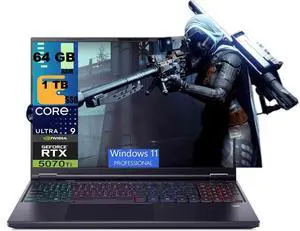 Acer Predator Helios Neo 16S AI Gaming Laptop, 16" WQXGA 240Hz, Intel 24-core Ultra 9 275HX Processor, NVIDIA GeForce RTX 5070 Ti 12GB Graphic, 64GB DDR5 1TB PCIe SSD, Wi-Fi6E, Windows 11 Pro Acer Predator Helios Neo 16S AI Gaming Laptop, 16" WQXGA 240Hz, Intel 24-core Ultra 9 275HX Processor, NVIDIA GeForce RTX 5070 Ti 12GB Graphic, 64GB DDR5 1TB PCIe SSD, Wi-Fi6E, Windows 11 Pro