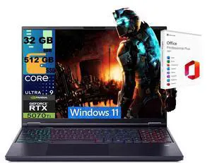 Acer Predator Helios Neo 16S AI Gaming Laptop, 16" WQXGA 240Hz, Intel 24-core Ultra 9 275HX Processor, RTX 5070 Ti 12GB Graphic, 32GB DDR5 512GB PCIe SSD, Wi-Fi6E, Windows 11, Office 2021 License Acer Predator Helios Neo 16S AI Gaming Laptop, 16" WQXGA 240Hz, Intel 24-core Ultra 9 275HX Processor, RTX 5070 Ti 12GB Graphic, 32GB DDR5 512GB PCIe SSD, Wi-Fi6E, Windows 11, Office 2021 License