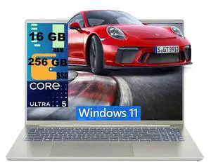 Acer Swift 16 Laptop, 16" WUXGA (1920x1200) OLED Touchscreen, Intel 6-core Ultra 5 322 Processor, Intel Graphics, 16GB DDR5 256GB PCIe SSD, Wi-Fi 7, Windows 11 Home Acer Swift 16 Laptop, 16" WUXGA (1920x1200) OLED Touchscreen, Intel 6-core Ultra 5 322 Processor, Intel Graphics, 16GB DDR5 256GB PCIe SSD, Wi-Fi 7, Windows 11 Home