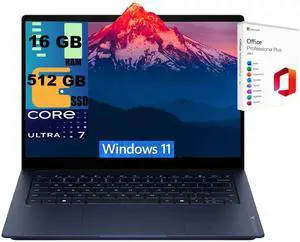 HP OmniBook X 14 Laptop, 14" 3K (2880 x 1800) OLED 120Hz Touchscreen, Intel Octa-core Ultra 7 355 Processor, Intel Graphics, 16GB DDR4 512GB PCIe SSD, Windows 11 Home, Office 2021 License HP OmniBook X 14 Laptop, 14" 3K (2880 x 1800) OLED 120Hz Touchscreen, Intel Octa-core Ultra 7 355 Processor, Intel Graphics, 16GB DDR4 512GB PCIe SSD, Windows 11 Home, Office 2021 License