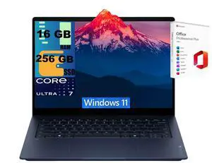 HP OmniBook X 14 Laptop, 14" 3K (2880 x 1800) OLED 120Hz Touchscreen, Intel Octa-core Ultra 7 355 Processor, Intel Graphics, 16GB DDR4 256GB PCIe SSD, Windows 11 Home, Office 2021 License HP OmniBook X 14 Laptop, 14" 3K (2880 x 1800) OLED 120Hz Touchscreen, Intel Octa-core Ultra 7 355 Processor, Intel Graphics, 16GB DDR4 256GB PCIe SSD, Windows 11 Home, Office 2021 License