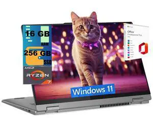 Lenovo IdeaPad 5 Flex 2-in-1 Laptop, 16" WUXGA Touchscreen, AMD 8-core Ryzen 7 8845HS Processor, AMD Radeon 780M Graphics, 16GB DDR4 256GB PCIe SSD, Windows 11 Home, Office 2021 License Lenovo IdeaPad 5 Flex 2-in-1 Laptop, 16" WUXGA Touchscreen, AMD 8-core Ryzen 7 8845HS Processor, AMD Radeon 780M Graphics, 16GB DDR4 256GB PCIe SSD, Windows 11 Home, Office 2021 License