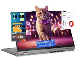 Lenovo IdeaPad 5 Flex 2-in-1 Laptop, 16" WUXGA Touchscreen, AMD 8-core Ryzen 7 8845HS Processor, AMD Radeon 780M Graphics, 16GB DDR4 256GB PCIe SSD, Windows 11 Pro, Office 2021 License Lenovo IdeaPad 5 Flex 2-in-1 Laptop, 16" WUXGA Touchscreen, AMD 8-core Ryzen 7 8845HS Processor, AMD Radeon 780M Graphics, 16GB DDR4 256GB PCIe SSD, Windows 11 Pro, Office 2021 License