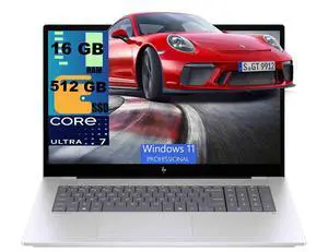 HP OmniBook X 17 Laptop, 17.3" FHD (1920x1080) Touchscreen, Intel 8-core Ultra 7 256V Processor, NVIDIA GeForce RTX 4050 6GB Graphics, 16GB DDR4 512GB PCIe SSD, Wi-Fi7, Windows 11 Pro HP OmniBook X 17 Laptop, 17.3" FHD (1920x1080) Touchscreen, Intel 8-core Ultra 7 256V Processor, NVIDIA GeForce RTX 4050 6GB Graphics, 16GB DDR4 512GB PCIe SSD, Wi-Fi7, Windows 11 Pro