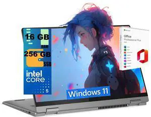 Lenovo IdeaPad Flex 5 2-in-1 Laptop, 16" WUXGA Touchscreen, Intel Core 5 120U 10-core Processor, Intel Graphics, 16GB DDR4 256GB PCIe SSD, Fingerprint, Windows 11 Home, Office 2021 License Lenovo IdeaPad Flex 5 2-in-1 Laptop, 16" WUXGA Touchscreen, Intel Core 5 120U 10-core Processor, Intel Graphics, 16GB DDR4 256GB PCIe SSD, Fingerprint, Windows 11 Home, Office 2021 License