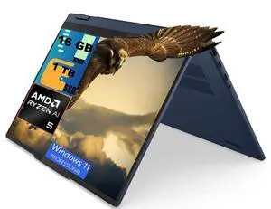 Lenovo IdeaPad Flex 5 14 2-in-1 Laptop, 14" WUXGA Touchscreen, AMD Ryzen AI 5 340 6-core Processor, AMD Radeon 840M Graphics, 16GB DDR4 1TB PCIe SSD, Wi-Fi 7, Windows 11 Pro Lenovo IdeaPad Flex 5 14 2-in-1 Laptop, 14" WUXGA Touchscreen, AMD Ryzen AI 5 340 6-core Processor, AMD Radeon 840M Graphics, 16GB DDR4 1TB PCIe SSD, Wi-Fi 7, Windows 11 Pro