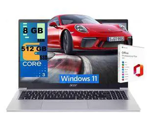 Acer Aspire Lite 15 Business Laptop, 15.6" FHD (1920 x 1080) Display, Intel 8-core Core 3 N350 Processor, Intel Graphics, 8GB DDR4 512GB PCIe SSD, Wi-Fi 5, Windows 11 Home, Office 2021 License Acer Aspire Lite 15 Business Laptop, 15.6" FHD (1920 x 1080) Display, Intel 8-core Core 3 N350 Processor, Intel Graphics, 8GB DDR4 512GB PCIe SSD, Wi-Fi 5, Windows 11 Home, Office 2021 License