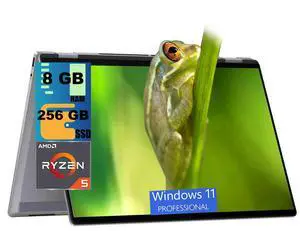 HP OmniBook X Flip 16 2-in-1 Laptop, 16" WUXGA Touchscreen, AMD 6-core Ryzen 5 220 Processor, AMD Radeon 740M, 8GB DDR4 256GB PCIe SSD, Backlit Wi-Fi6E, Windows 11 Pro HP OmniBook X Flip 16 2-in-1 Laptop, 16" WUXGA Touchscreen, AMD 6-core Ryzen 5 220 Processor, AMD Radeon 740M, 8GB DDR4 256GB PCIe SSD, Backlit Wi-Fi6E, Windows 11 Pro