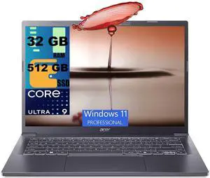 Acer Aspire 14 AI Portable Laptop, 14" WUXGA Touchscreen, Intel Octa-core Ultra 9 288V Processor, Intel Arc 140V, 32GB DDR4 512GB PCIe SSD, Wi-Fi 6E, Windows 11 Pro Acer Aspire 14 AI Portable Laptop, 14" WUXGA Touchscreen, Intel Octa-core Ultra 9 288V Processor, Intel Arc 140V, 32GB DDR4 512GB PCIe SSD, Wi-Fi 6E, Windows 11 Pro
