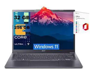 Acer Aspire 14 AI Portable Laptop, 14" WUXGA Touchscreen, Intel Octa-core Ultra 9 288V Processor, Intel Arc 140V, 32 DDR4 256 PCIe SSD, Wi-Fi 6E, Windows 11 Home, Office 2021 License Acer Aspire 14 AI Portable Laptop, 14" WUXGA Touchscreen, Intel Octa-core Ultra 9 288V Processor, Intel Arc 140V, 32 DDR4 256 PCIe SSD, Wi-Fi 6E, Windows 11 Home, Office 2021 License