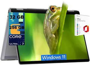 HP OmniBook 7 Flip 16 AI 2-in-1 Laptop, 16" 3k OLED 120Hz Touchscreen, Intel 8-core Ultra 7 258V Processor, Intel Arc 140V Graphics, 32 DDR4 256 PCIe SSD, WiFi7, Windows 11 Home, Office 2021 License HP OmniBook 7 Flip 16 AI 2-in-1 Laptop, 16" 3k OLED 120Hz Touchscreen, Intel 8-core Ultra 7 258V Processor, Intel Arc 140V Graphics, 32 DDR4 256 PCIe SSD, WiFi7, Windows 11 Home, Office 2021 License