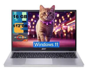 Acer Aspire Go 15 AI Business Laptop, 15.6" FHD (1920 x 1080) Display, AMD 8-core Ryzen 7 7730U Processor, AMD Radeon Graphics, 16GB DDR4 512GB PCIe SSD, Wi-Fi6, Windows 11 Acer Aspire Go 15 AI Business Laptop, 15.6" FHD (1920 x 1080) Display, AMD 8-core Ryzen 7 7730U Processor, AMD Radeon Graphics, 16GB DDR4 512GB PCIe SSD, Wi-Fi6, Windows 11
