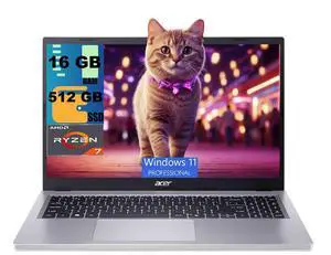 Acer Aspire Go 15 AI Business Laptop, 15.6" FHD (1920 x 1080) Display, AMD 8-core Ryzen 7 7730U Processor, AMD Radeon Graphics, 16GB DDR4 512GB PCIe SSD, Wi-Fi6, Windows 11 Pro Acer Aspire Go 15 AI Business Laptop, 15.6" FHD (1920 x 1080) Display, AMD 8-core Ryzen 7 7730U Processor, AMD Radeon Graphics, 16GB DDR4 512GB PCIe SSD, Wi-Fi6, Windows 11 Pro