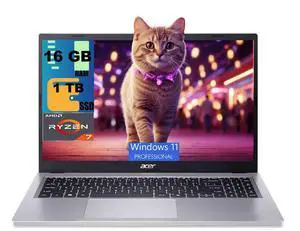 Acer Aspire Go 15 AI Business Laptop, 15.6" FHD (1920 x 1080) Display, AMD 8-core Ryzen 7 7730U Processor, AMD Radeon Graphics, 16GB DDR4 1TB PCIe SSD, Wi-Fi6, Windows 11 Pro Acer Aspire Go 15 AI Business Laptop, 15.6" FHD (1920 x 1080) Display, AMD 8-core Ryzen 7 7730U Processor, AMD Radeon Graphics, 16GB DDR4 1TB PCIe SSD, Wi-Fi6, Windows 11 Pro