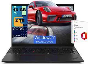 Lenovo ThinkPad L16 Laptop, 16.0" WUXGA Display, Intel Core Ultra 7 155U 12-Cores Processor, Intel Graphics, 16GB DDR5 2TB PCIe SSD, Backlit KB, Fingerprint, Windows 11 Pro, Office 2021 License Lenovo ThinkPad L16 Laptop, 16.0" WUXGA Display, Intel Core Ultra 7 155U 12-Cores Processor, Intel Graphics, 16GB DDR5 2TB PCIe SSD, Backlit KB, Fingerprint, Windows 11 Pro, Office 2021 License