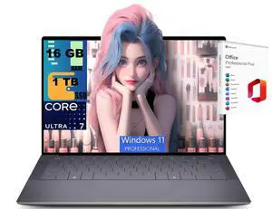 Dell XPS 14 Premium Laptop, 14.5 OLED 3.2K Touchscreen, Intel Core Ultra 7-255H 16 cores Processor, Intel Arc Graphics, 16GB DDR5 1TB PCIe SSD, Backlit KB, FR, Windows 11, Office 2021 License Dell XPS 14 Premium Laptop, 14.5 OLED 3.2K Touchscreen, Intel Core Ultra 7-255H 16 cores Processor, Intel Arc Graphics, 16GB DDR5 1TB PCIe SSD, Backlit KB, FR, Windows 11, Office 2021 License