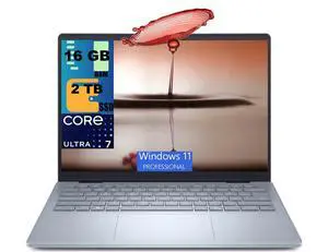 Dell 14 Plus Laptop, 14.0" WQXGA (2560x1600) 120Hz Display, Intel Ultra 7-256V Processor, Intel Arc 140V Graphics, 16GB DDR5 2TB PCIe SSD, Wi-Fi 7, Bluetooth 5.4, Windows 11 Pro Dell 14 Plus Laptop, 14.0" WQXGA (2560x1600) 120Hz Display, Intel Ultra 7-256V Processor, Intel Arc 140V Graphics, 16GB DDR5 2TB PCIe SSD, Wi-Fi 7, Bluetooth 5.4, Windows 11 Pro