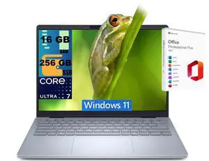 Dell 14 Plus Laptop, 14.0" WQXGA (2560x1600) 120Hz Display, Intel Ultra 7-256V Processor, Intel Arc 140V Graphics, 16GB DDR5 256GB PCIe SSD, Wi-Fi 7, Bluetooth 5.4, Windows 11, Office 2021 License Dell 14 Plus Laptop, 14.0" WQXGA (2560x1600) 120Hz Display, Intel Ultra 7-256V Processor, Intel Arc 140V Graphics, 16GB DDR5 256GB PCIe SSD, Wi-Fi 7, Bluetooth 5.4, Windows 11, Office 2021 License