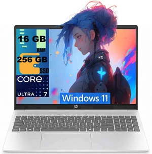 HP OmniBook 5 16 Laptop, 16.0" OLED WUXGA Display, Intel Ultra 7-255U 12-Cores Processor, Intel Graphics, 16GB DDR5 256GB PCIe SSD, Backlit KB, WiFi 6, Webcam, Windows 11 Home HP OmniBook 5 16 Laptop, 16.0" OLED WUXGA Display, Intel Ultra 7-255U 12-Cores Processor, Intel Graphics, 16GB DDR5 256GB PCIe SSD, Backlit KB, WiFi 6, Webcam, Windows 11 Home