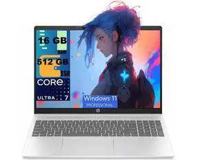 HP OmniBook 5 16 Laptop, 16.0" OLED WUXGA Display, Intel Ultra 7-255U 12-Cores Processor, Intel Graphics, 16GB DDR5 512GB PCIe SSD, Backlit KB, WiFi 6, Webcam, Windows 11 Pro HP OmniBook 5 16 Laptop, 16.0" OLED WUXGA Display, Intel Ultra 7-255U 12-Cores Processor, Intel Graphics, 16GB DDR5 512GB PCIe SSD, Backlit KB, WiFi 6, Webcam, Windows 11 Pro