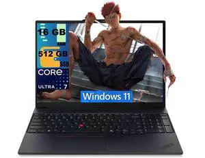 Lenovo ThinkPad E16 Business Laptop, 16.0" WUXGA (1920x1200) Display, Intel Ultra 7-256V 8-Cores Processor, Intel Arc 140V Graphics, 16GB DDR5 512GB PCIe SSD, Backlit KB, Windows 11 Home Lenovo ThinkPad E16 Business Laptop, 16.0" WUXGA (1920x1200) Display, Intel Ultra 7-256V 8-Cores Processor, Intel Arc 140V Graphics, 16GB DDR5 512GB PCIe SSD, Backlit KB, Windows 11 Home