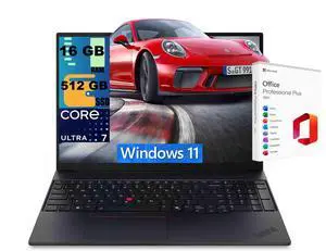 Lenovo ThinkPad E16 Business Laptop, 16.0" WUXGA Display, Intel Ultra 7-256V 8-Cores Processor, Intel Arc 140V Graphics, 16GB DDR5 512GB PCIe SSD, Backlit KB, Windows 11, Office 2021 License Lenovo ThinkPad E16 Business Laptop, 16.0" WUXGA Display, Intel Ultra 7-256V 8-Cores Processor, Intel Arc 140V Graphics, 16GB DDR5 512GB PCIe SSD, Backlit KB, Windows 11, Office 2021 License