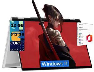 HP OmniBook 7 Flip 16 2-in-1 Laptop, 16.0" WUXGA Touchscreen, Intel Ultra 7-258V 8-Cores Processor, Intel Arc 140V Graphics, 32GB DDR5 512GB PCIe SSD, Backlit KB, Windows 11, Office 2021 License HP OmniBook 7 Flip 16 2-in-1 Laptop, 16.0" WUXGA Touchscreen, Intel Ultra 7-258V 8-Cores Processor, Intel Arc 140V Graphics, 32GB DDR5 512GB PCIe SSD, Backlit KB, Windows 11, Office 2021 License