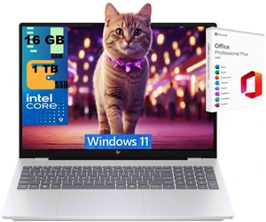 HP OmniBook 7 16 Creator Laptop, 16.0" OLED 2048x1280 120Hz Touchscreen, Intel Core 9 270H 14-Cores Processor, Intel Graphics, 16GB DDR5 1TB PCIe SSD, Backlit KB, Windows 11, Office 2021 License HP OmniBook 7 16 Creator Laptop, 16.0" OLED 2048x1280 120Hz Touchscreen, Intel Core 9 270H 14-Cores Processor, Intel Graphics, 16GB DDR5 1TB PCIe SSD, Backlit KB, Windows 11, Office 2021 License
