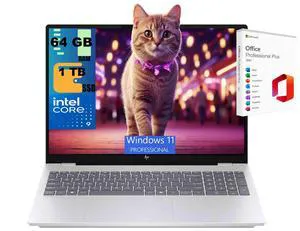 HP OmniBook 7 16 Creator Laptop, 16.0" OLED 2048x1280 120Hz Touchscreen, Intel Core 9 270H 14-Cores Processor, Intel Graphics, 64GB DDR5 1TB PCIe SSD, Backlit KB, Windows 11 Pro, Office 2021 License HP OmniBook 7 16 Creator Laptop, 16.0" OLED 2048x1280 120Hz Touchscreen, Intel Core 9 270H 14-Cores Processor, Intel Graphics, 64GB DDR5 1TB PCIe SSD, Backlit KB, Windows 11 Pro, Office 2021 License
