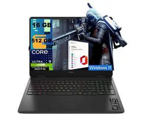 HP OMEN Slim 16 AI Gaming Laptop, 16.0" WUXGA 144Hz Display, Intel Ultra 9-285H 16-Cores Processor, GeForce RTX 5070 8GB GDDR7, 16GB DDR5 512GB PCIe SSD, RGB KB, Windows 11, Office 2021 License HP OMEN Slim 16 AI Gaming Laptop, 16.0" WUXGA 144Hz Display, Intel Ultra 9-285H 16-Cores Processor, GeForce RTX 5070 8GB GDDR7, 16GB DDR5 512GB PCIe SSD, RGB KB, Windows 11, Office 2021 License