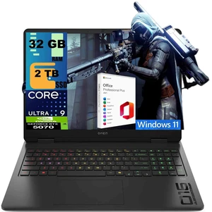 HP OMEN Slim 16 AI Gaming Laptop, 16.0" WUXGA 144Hz Display, Intel Ultra 9-285H 16-Cores Processor, GeForce RTX 5070 8GB GDDR7, 32GB DDR5 2TB PCIe SSD, RGB KB, Windows 11, Office 2021 License HP OMEN Slim 16 AI Gaming Laptop, 16.0" WUXGA 144Hz Display, Intel Ultra 9-285H 16-Cores Processor, GeForce RTX 5070 8GB GDDR7, 32GB DDR5 2TB PCIe SSD, RGB KB, Windows 11, Office 2021 License