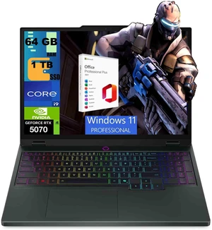 Lenovo Legion 5 15 Gaming Laptop, 15.1" QHD+ OLED 165Hz, Intel i9-14900HX 24-Core Processor, NVIDIA GeForce RTX 5070 8GB GDDR7, 64GB DDR5 1TB PCIe SSD, Wi-Fi 7 Windows 11 Pro, Office 2021 License Lenovo Legion 5 15 Gaming Laptop, 15.1" QHD+ OLED 165Hz, Intel i9-14900HX 24-Core Processor, NVIDIA GeForce RTX 5070 8GB GDDR7, 64GB DDR5 1TB PCIe SSD, Wi-Fi 7 Windows 11 Pro, Office 2021 License
