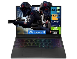 Lenovo Legion 5 15 Gaming Laptop, 15.1" WQXGA (2560x1600) Display, Intel Core Ultra 7 255HX 20 cores Processor, NVIDIA GeForce RTX 5070 8GB GDDR7, 32GB DDR5 512GB PCIe SSD, Wi-Fi 7, Windows 11 Lenovo Legion 5 15 Gaming Laptop, 15.1" WQXGA (2560x1600) Display, Intel Core Ultra 7 255HX 20 cores Processor, NVIDIA GeForce RTX 5070 8GB GDDR7, 32GB DDR5 512GB PCIe SSD, Wi-Fi 7, Windows 11