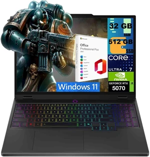 Lenovo Legion 5 15 Gaming Laptop, 15.1" WQXGA Display, Intel Core Ultra 7 255HX 20 cores Processor, NVIDIA GeForce RTX 5070 8GB GDDR7, 32GB DDR5 512GB PCIe SSD, Windows 11, Office 2021 License Lenovo Legion 5 15 Gaming Laptop, 15.1" WQXGA Display, Intel Core Ultra 7 255HX 20 cores Processor, NVIDIA GeForce RTX 5070 8GB GDDR7, 32GB DDR5 512GB PCIe SSD, Windows 11, Office 2021 License