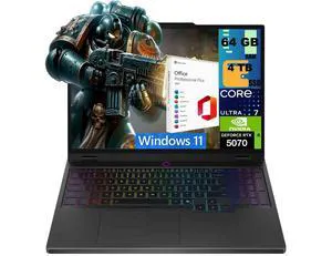 Lenovo Legion 5 15 Gaming Laptop, 15.1" WQXGA Display, Intel Core Ultra 7 255HX 20 cores Processor, NVIDIA GeForce RTX 5070 8GB GDDR7, 64GB DDR5 4TB PCIe SSD, Windows 11, Office 2021 License Lenovo Legion 5 15 Gaming Laptop, 15.1" WQXGA Display, Intel Core Ultra 7 255HX 20 cores Processor, NVIDIA GeForce RTX 5070 8GB GDDR7, 64GB DDR5 4TB PCIe SSD, Windows 11, Office 2021 License