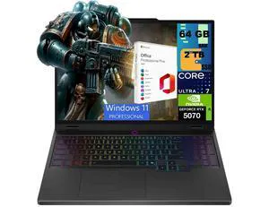 Lenovo Legion 5 15 Gaming Laptop, 15.1" WQXGA Display, Intel Core Ultra 7 255HX 20 cores Processor, NVIDIA GeForce RTX 5070 8GB GDDR7, 64GB DDR5 2TB PCIe SSD, Windows 11 Pro, Office 2021 License Lenovo Legion 5 15 Gaming Laptop, 15.1" WQXGA Display, Intel Core Ultra 7 255HX 20 cores Processor, NVIDIA GeForce RTX 5070 8GB GDDR7, 64GB DDR5 2TB PCIe SSD, Windows 11 Pro, Office 2021 License
