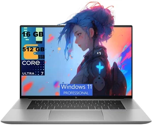 HP ZBook G11 16 Laptop, 16" FHD+ (1920 x 1200) Display, Intel Core Ultra 7 165H 16 Cores Processor, NVIDIA RTX 1000 Ada, 16GB DDR5 512GB PCIe SSD, Backlit KB, FR,Wi-Fi 7, Windows 11 Pro HP ZBook G11 16 Laptop, 16" FHD+ (1920 x 1200) Display, Intel Core Ultra 7 165H 16 Cores Processor, NVIDIA RTX 1000 Ada, 16GB DDR5 512GB PCIe SSD, Backlit KB, FR,Wi-Fi 7, Windows 11 Pro